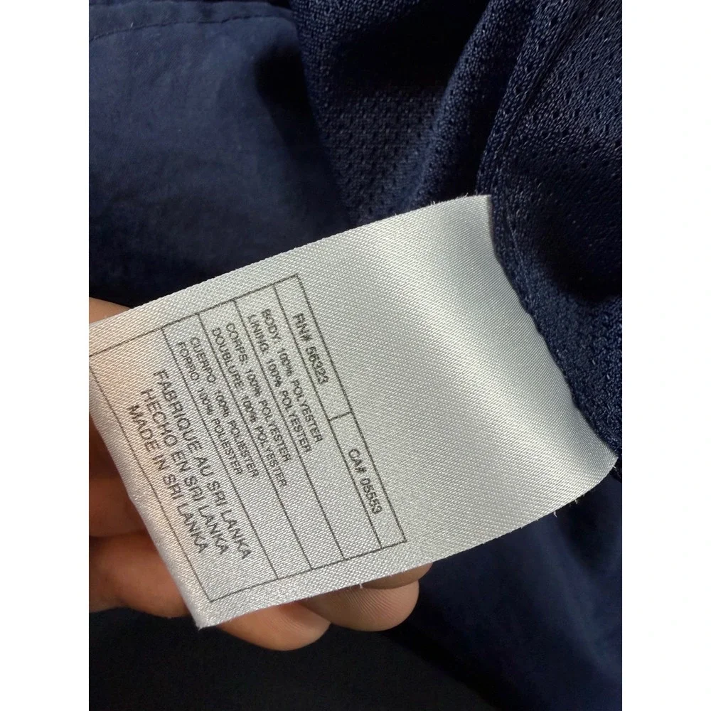 Nike Vintage Track Pants Mens L Navy Blue Excellent Embroidered Swoosh S20510TMS